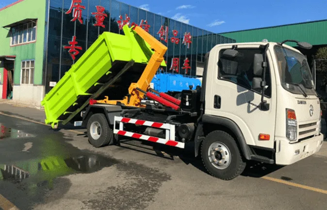中洁牌XZL5181ZXX6型车厢可卸式垃圾车