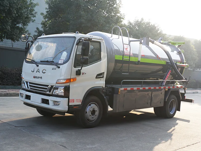 中洁牌XZL5128GXW6型吸污车